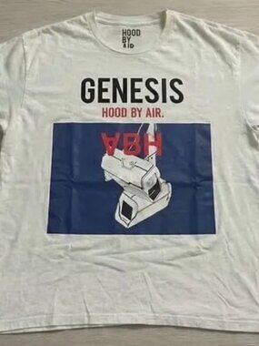 Hood By Air Genesis Graphic T-Shirt White HBA Streetwear Tee